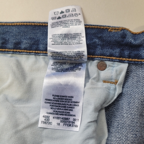 Vintage Levis 501 Denim Jeans Button Fly 38x32 Made In Mexico - Picture 6 of 13